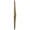 Ekena Millwork Ashford Ceiling Medallion, Hand-Painted Gold, 42 3/4"W x 28 7/8"H x 1"P CM42X28ASGLS - alternate 3